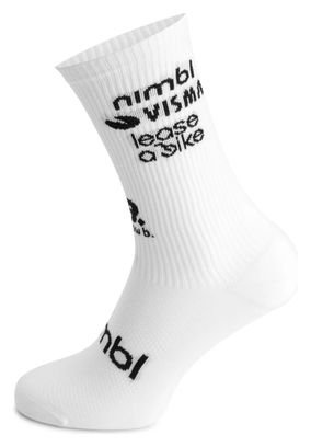 Nimbl Team Visma Socks | Lease a Bike White 2026