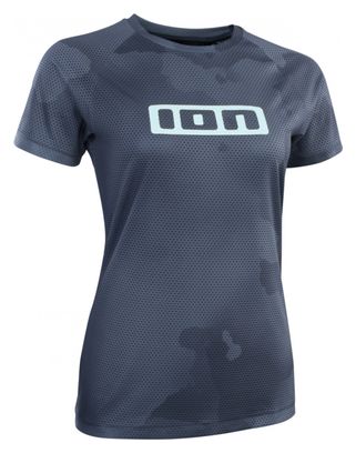 ION Kurzarm-Unterhemd für Damen Blau