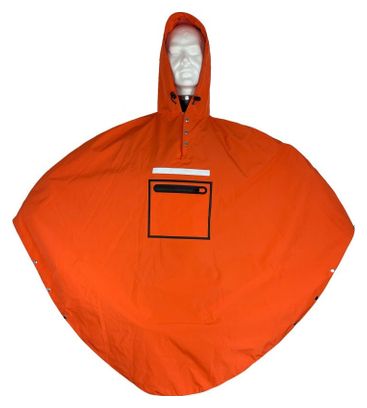 Poncho Der Volksponcho 3.0 Orange