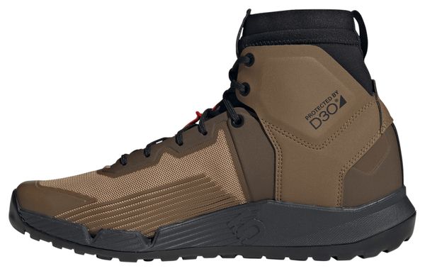Chaussures VTT Pédale Plate adidas Five Ten Trailcross Mid Pro Marron Homme