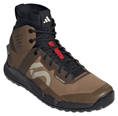Chaussures VTT Pédale Plate adidas Five Ten Trailcross Mid Pro Marron Homme