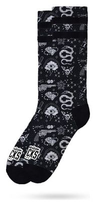 Bang Bang - Chaussettes Graphiques Techniques Coolmax - Cyclisme  Running et Sport