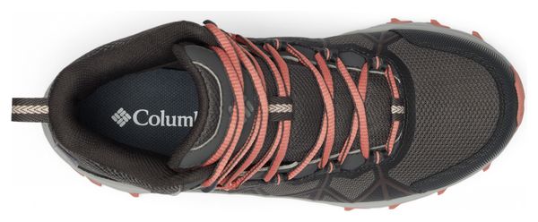 Columbia Peakfreak II Mid Grey Zapatos de senderismo para mujer 38.5
