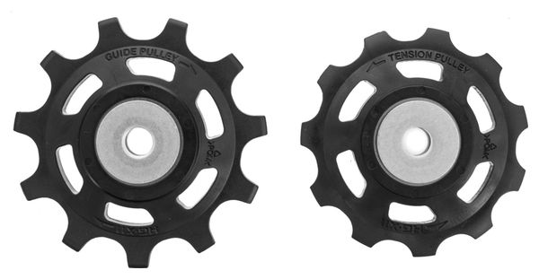 Paar Shimano XTR RD-M9000 11V Zwarte rollen