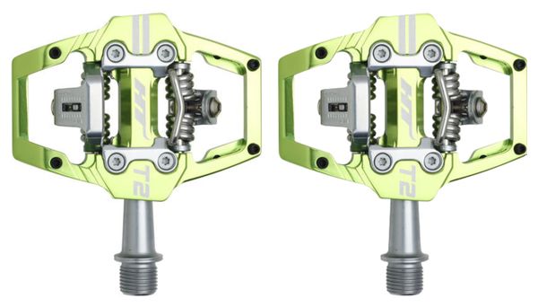 HT Components T2 Pedals Stealth Green
