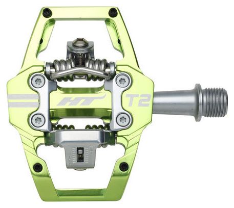 HT Components T2 Pedals Stealth Green