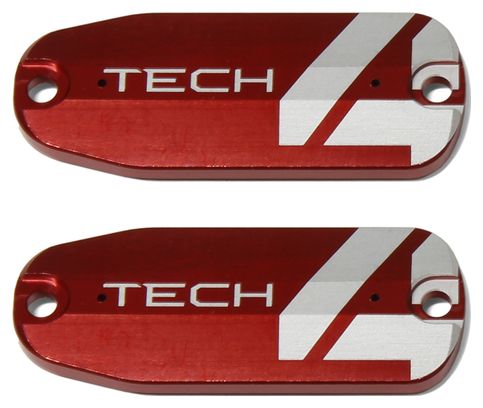 Hope Tech 4 Tank Cover Red (x2 Units)