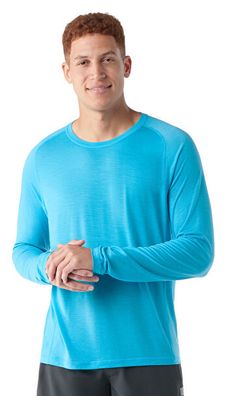 T-Shirt Manches Longues SmartWool Active Ultralite Long Sleeve Bleu Homme