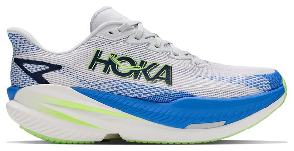 Hoka Mach X 3 Running Shoes, Gray/Blue, Men's
