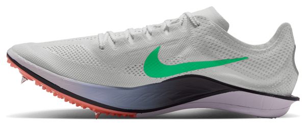 Zapatillas de atletismo Nike Dragonfly 2 blancas/verdes/naranjas, unisex