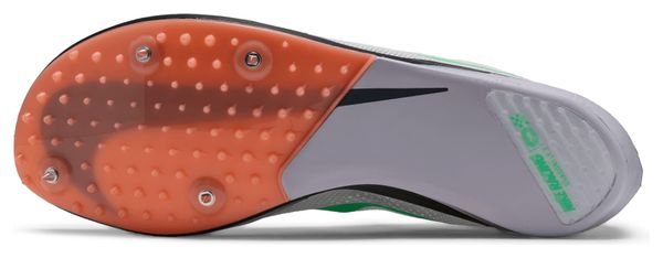Zapatillas de atletismo Nike Dragonfly 2 blancas/verdes/naranjas, unisex
