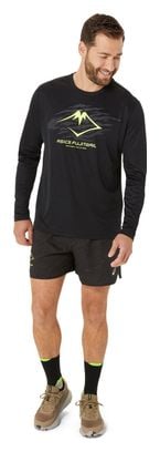 Asics Fujitrail Logo Black/Yellow Men's long sleeve jersey