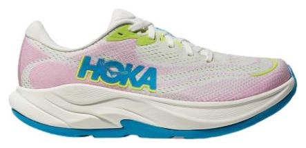 Hoka Rincon 4 Running Shoes White/Pink/Blue Women