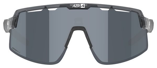 Lunettes Azr Speed RX Crystal Noir/Gris Miroir