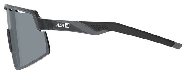 Lunettes Azr Speed RX Crystal Noir/Gris Miroir
