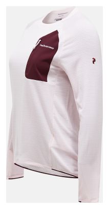 Pull Peak Performance Freelight Polartec Power Grid Rose Femme