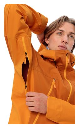Giacca Hardshell Vaude Croz IV 3L Arancione
