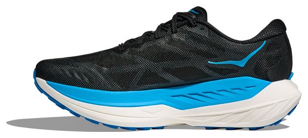 Hoka Rocket X Trail Schoenen Zwart/Blauw Dames