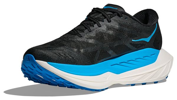Hoka Rocket X Trail Schoenen Zwart/Blauw Dames