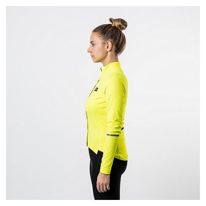 GORE Wear Progress Thermo Women&#39;s Long Sleeve Jersey Fluo Yellow