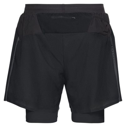 Odlo Axalp Trail 6in 2-in-1 Shorts Black