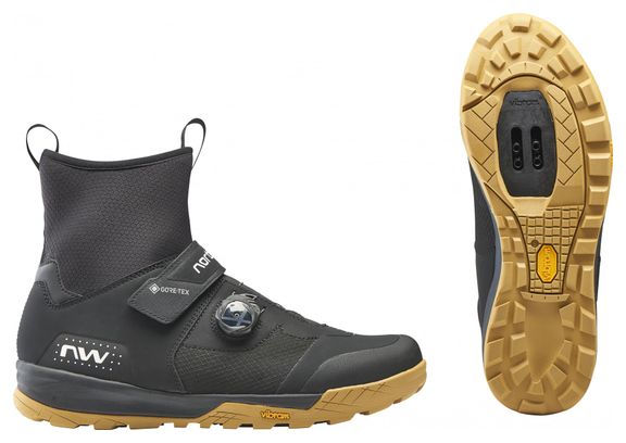 Zapatillas MTB Northwave Kingrock Plus Gtx Negro/Ocre