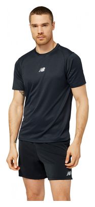 New Balance All Terrain Trail Short Sleeve Shirt Black