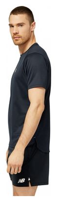 New Balance All Terrain Trail Short Sleeve Shirt Black