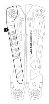 Gerber multitool Suspension-NXT™ - 15 pièces - acier INOXYDABLE