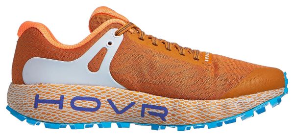 Under Armour HOVR Machina Off Road Orange Blue Trail Running Shoes