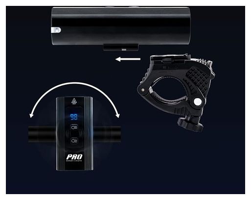 Éclairage vélo Avant Performance 1200 lumens LED