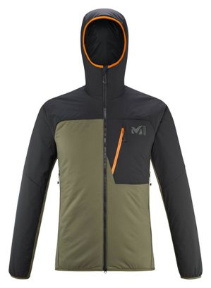 Millet Magma Hybrid Khaki Long Sleeve Jacket