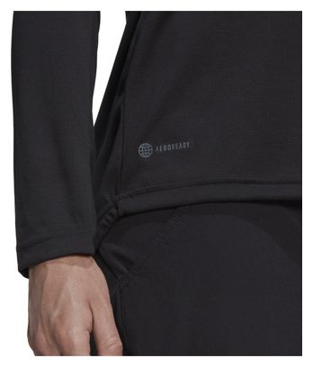 Maillot Manches Longues Adidas Five Ten Femme Noir/Rouge