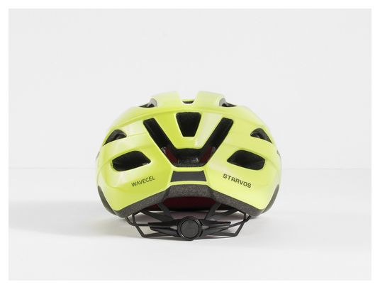 Casque Route Bontrager Starvos WaveCel Jaune Radioactif