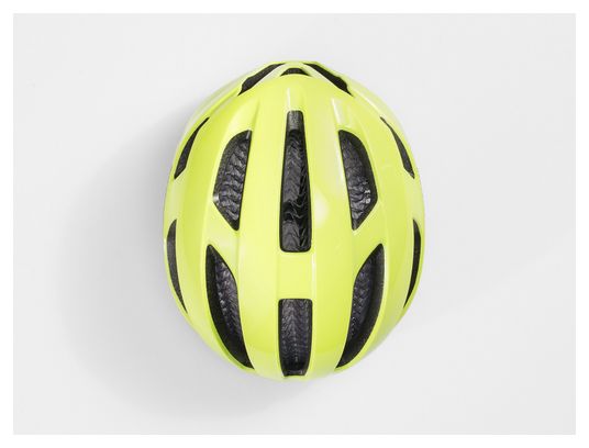 Casque Route Bontrager Starvos WaveCel Jaune Radioactif