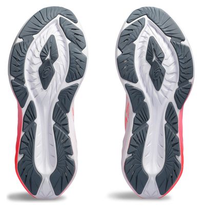 Chaussures de Running Femme Asics Novablast 4 Blanc Rouge