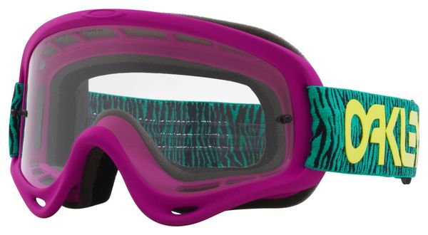 Máscara Oakley O-Frame MX B1B Celeste Bengala / Lentes transparentes / Ref: OO7029-86