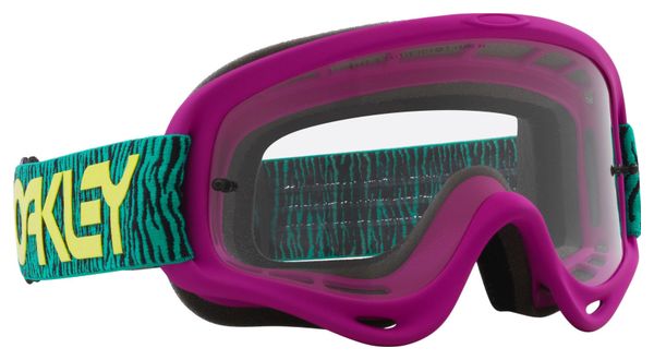 Máscara Oakley O-Frame MX B1B Celeste Bengala / Lentes transparentes / Ref: OO7029-86