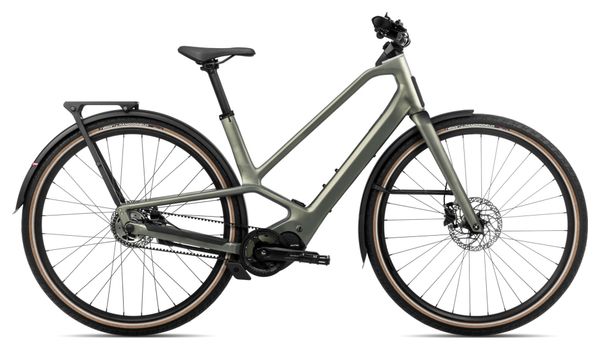 Vélo de Ville Électrique Orbea Diem 20 Shimano Nexus Inter-5 5V Courroie 630 Wh 700 mm Vert Gris Spaceship 2025