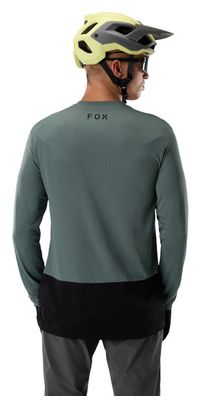 Maglia a maniche lunghe Fox Ranger Fox Head verde da uomo