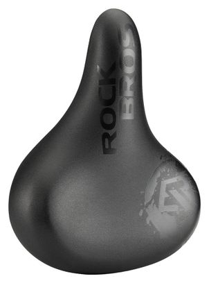 Black dual shock MTB saddle ROCKBROS