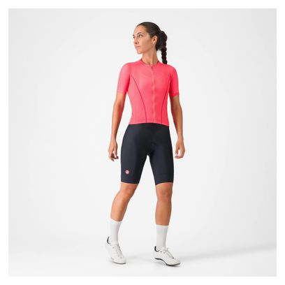 Maglia a maniche corte Castelli Anima Flow rosa da donna