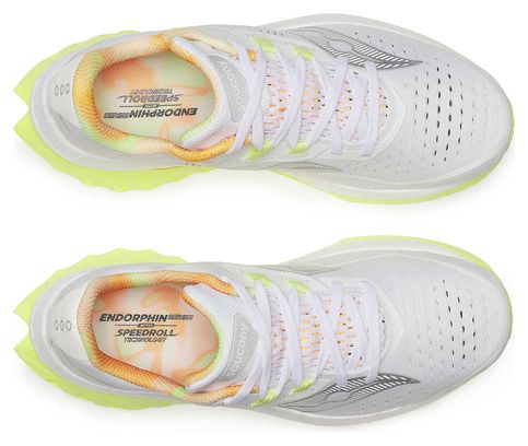 Chaussures Running Saucony Endorphin Speed 4 Gris/Orange Femme