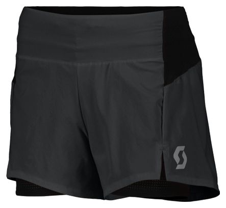 Pantalón Corto Scott Hybrid Endurance Tech 2 en 1 Negro Mujer