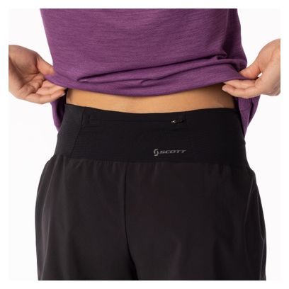 Pantalón Corto Scott Hybrid Endurance Tech 2 en 1 Negro Mujer