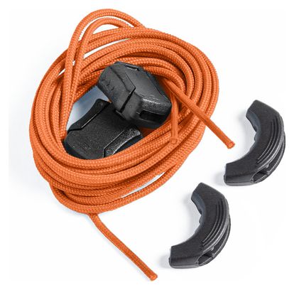 Paar Crankbrothers Speed Lace Orange
