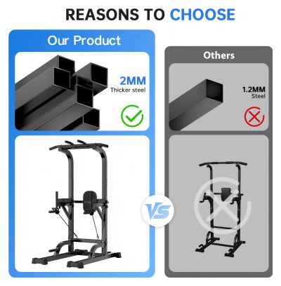 Machine de vibration E Tractions Dips Polyvalente
