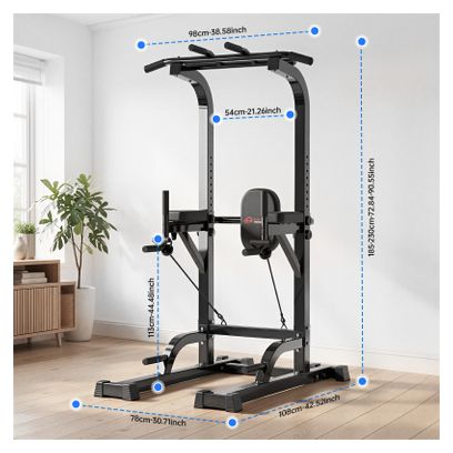 Machine de vibration E Tractions Dips Polyvalente