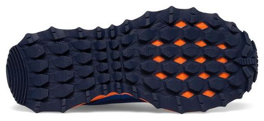 Saucony Peregrine 12 Shield Blauw Oranje Trailschoenen voor kinderen