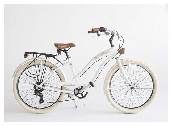 VELO VIA VENETO CRUISER 26 6V. FEMME 43 blanc